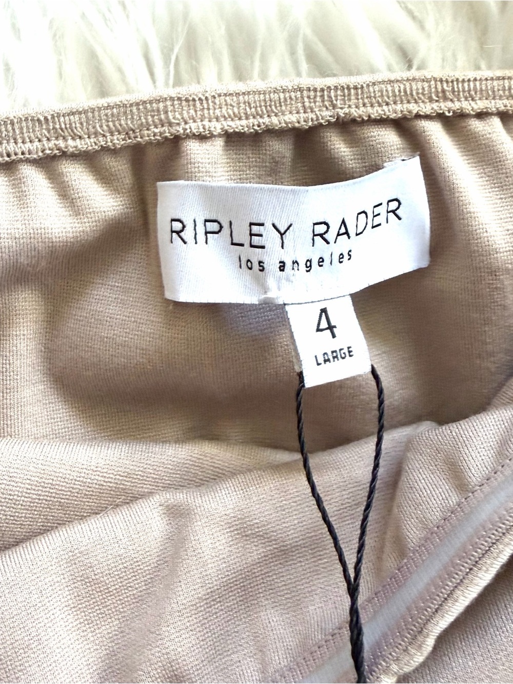 NWT Ripley Rader Ponte Knit Perfect strapless Maxi Column Dress Large - Picture 4 of 11